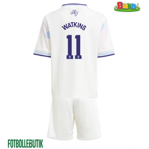 Aston Villa Ollie Watkins #11 Tredjeställ Barn 2025-26 Kortärmad (+ Korta byxor)